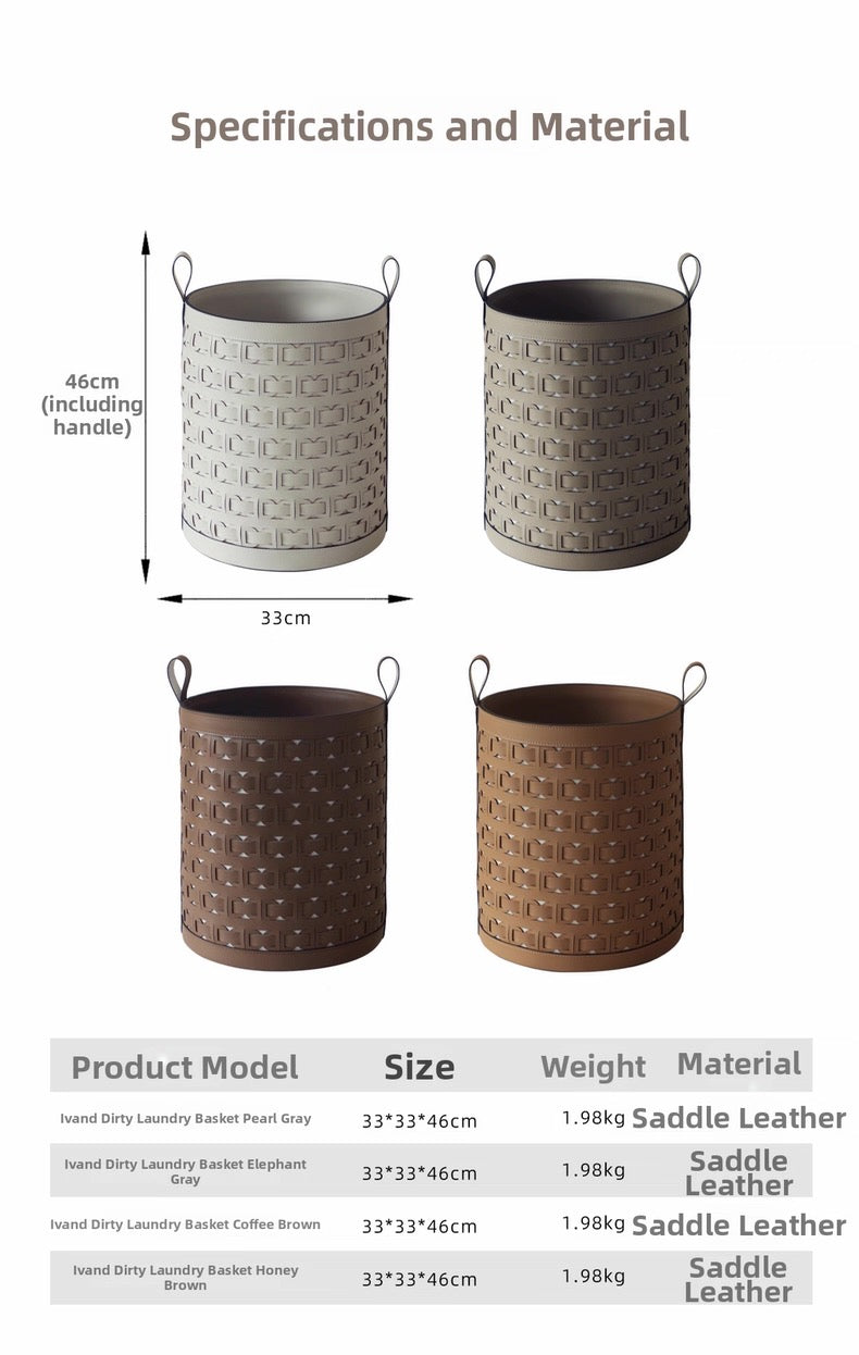 Household laundry basket, storage basket