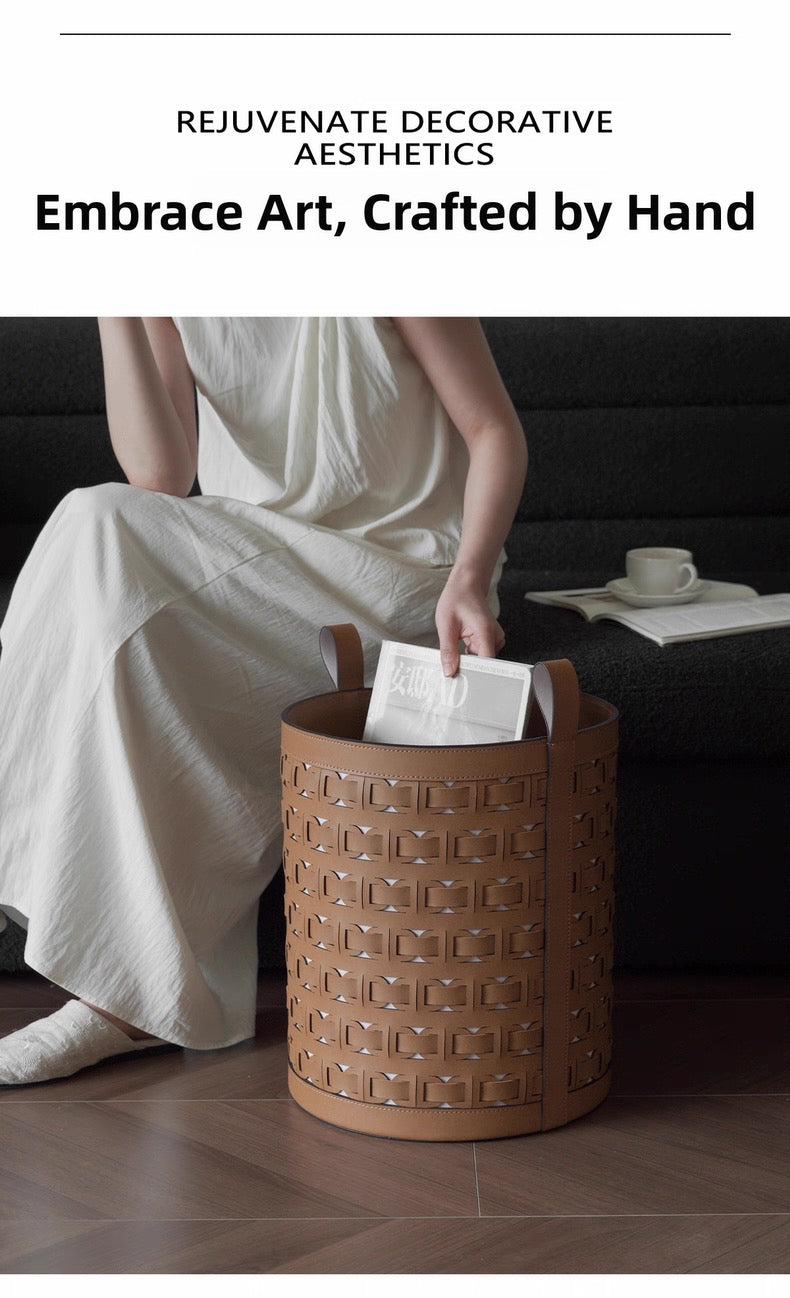 Household laundry basket, storage basket