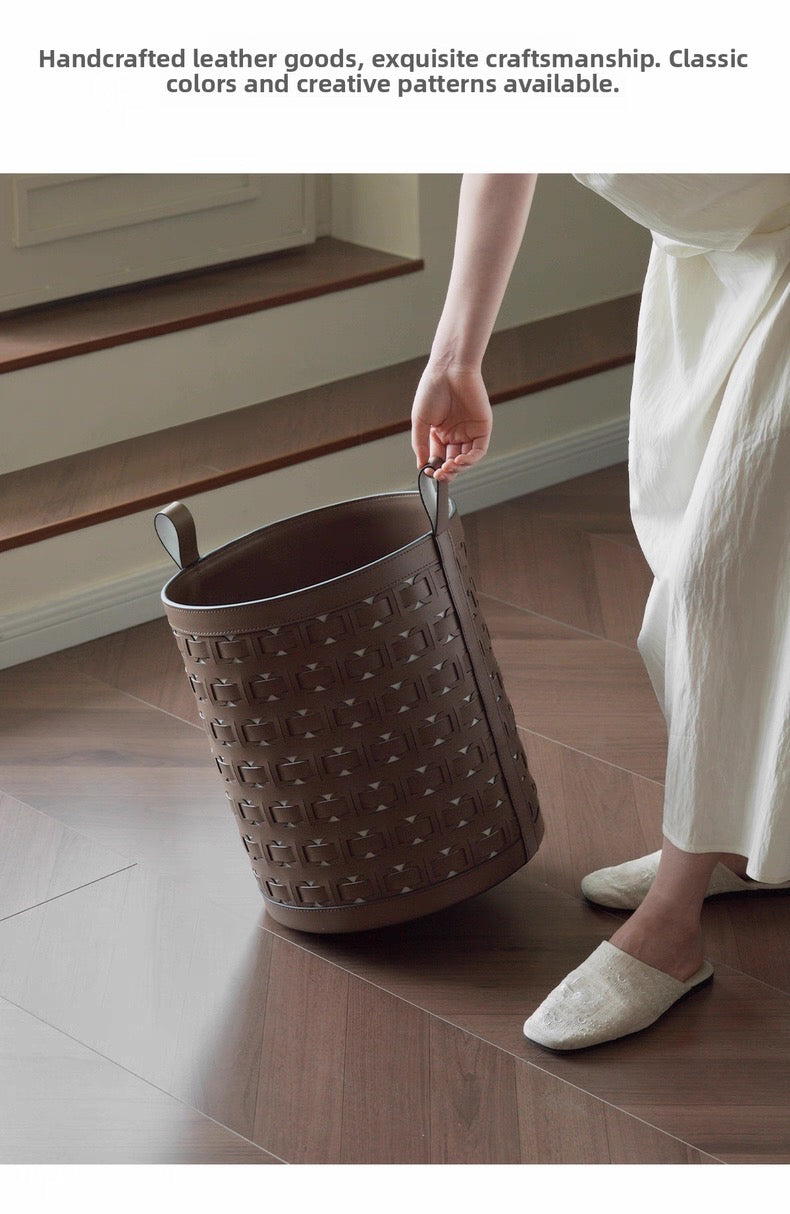 Household laundry basket, storage basket