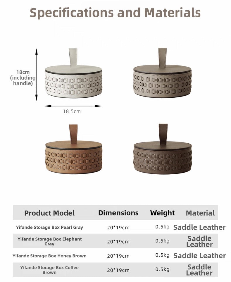 Jewelry luxury saddle storage box