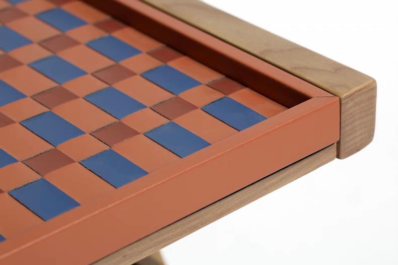 1-Artisan Wooden Side Table with Storage Tray – Contemporary Craft Edition