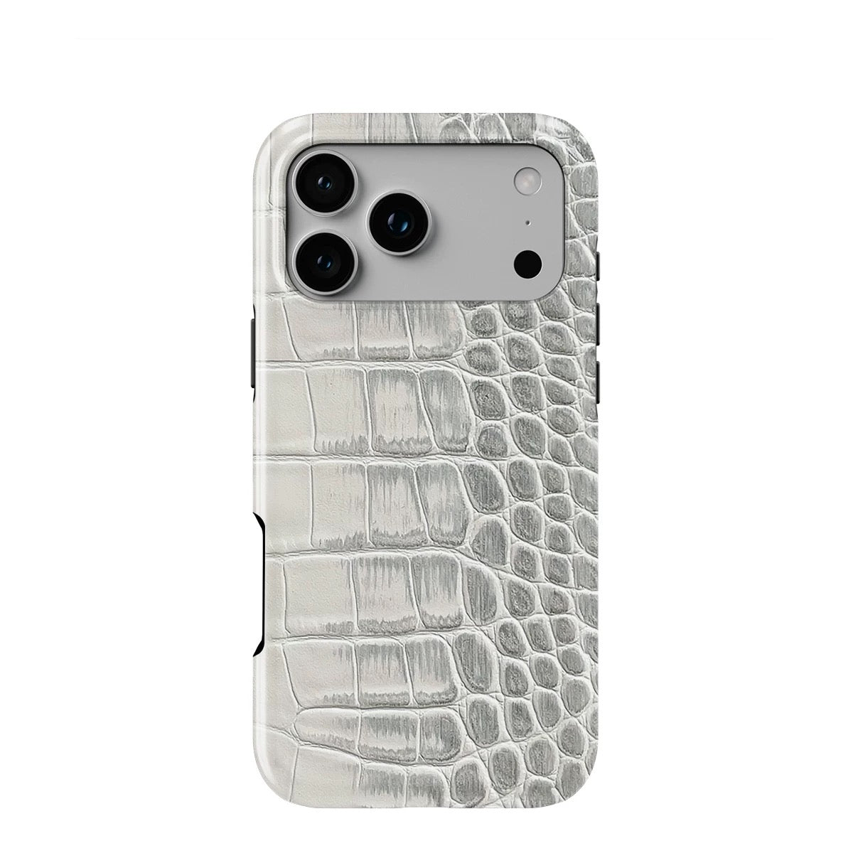 17  iPhone Case Himalayan Croc-Embossed Leather